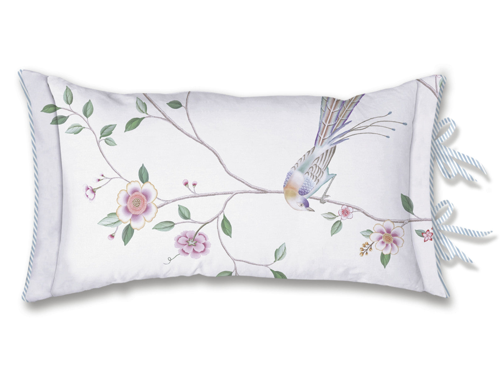 Pip Studio Bamboo Blossom Kissen weiß 35x60cm (1 Stück) Freisteller 