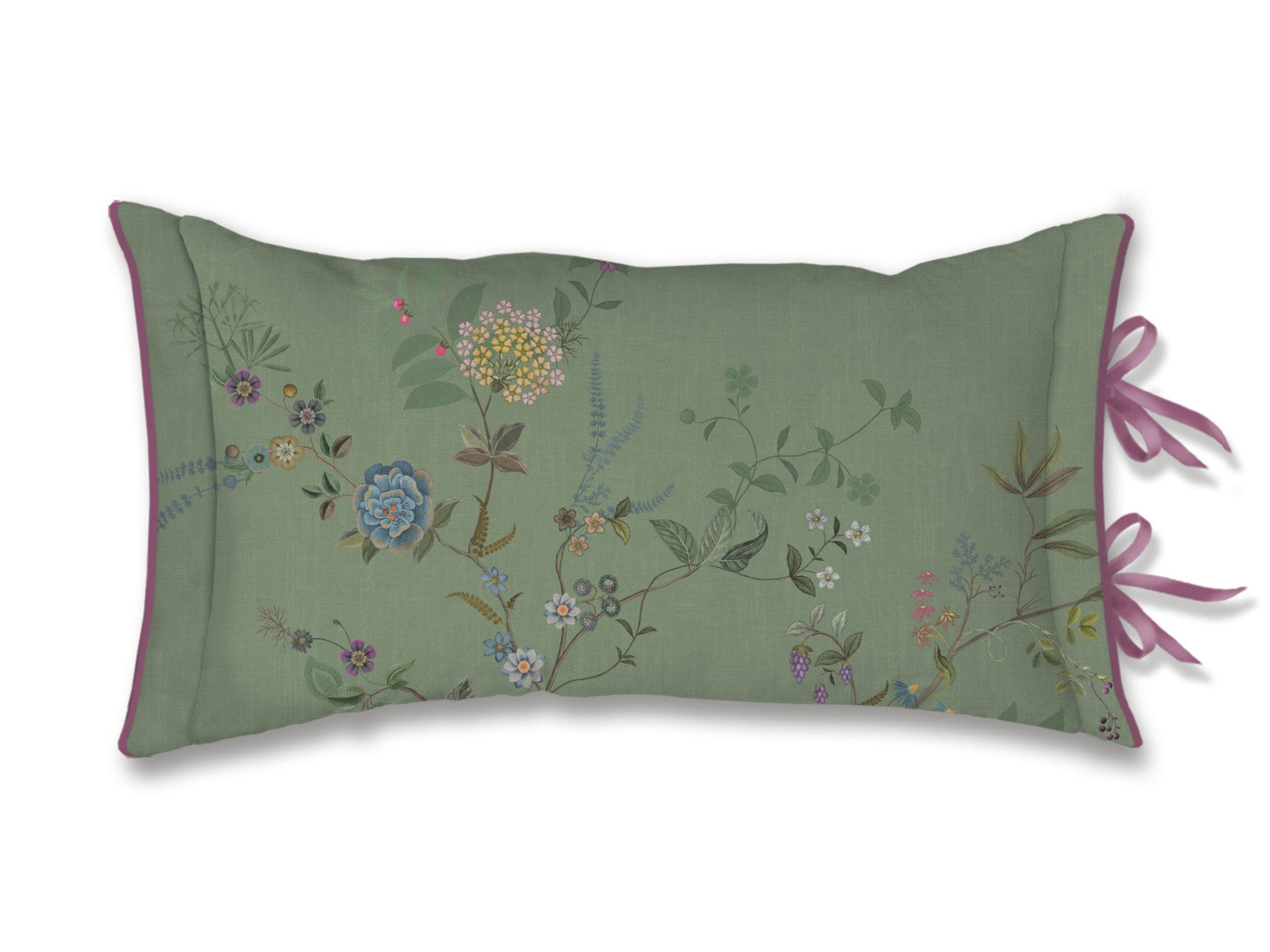 Pip Studio Bustani Kissen grün 22x70cm (1 Stück) Freisteller 