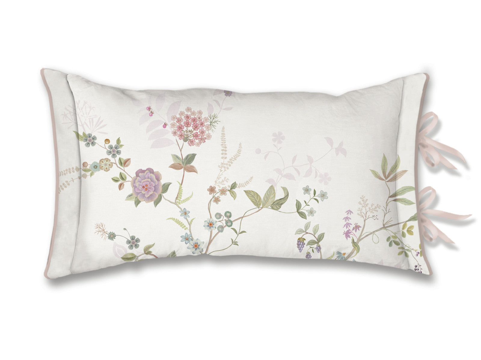 Pip Studio Bustani Kissen weiß 22x70cm (1 Stück) Freisteller 