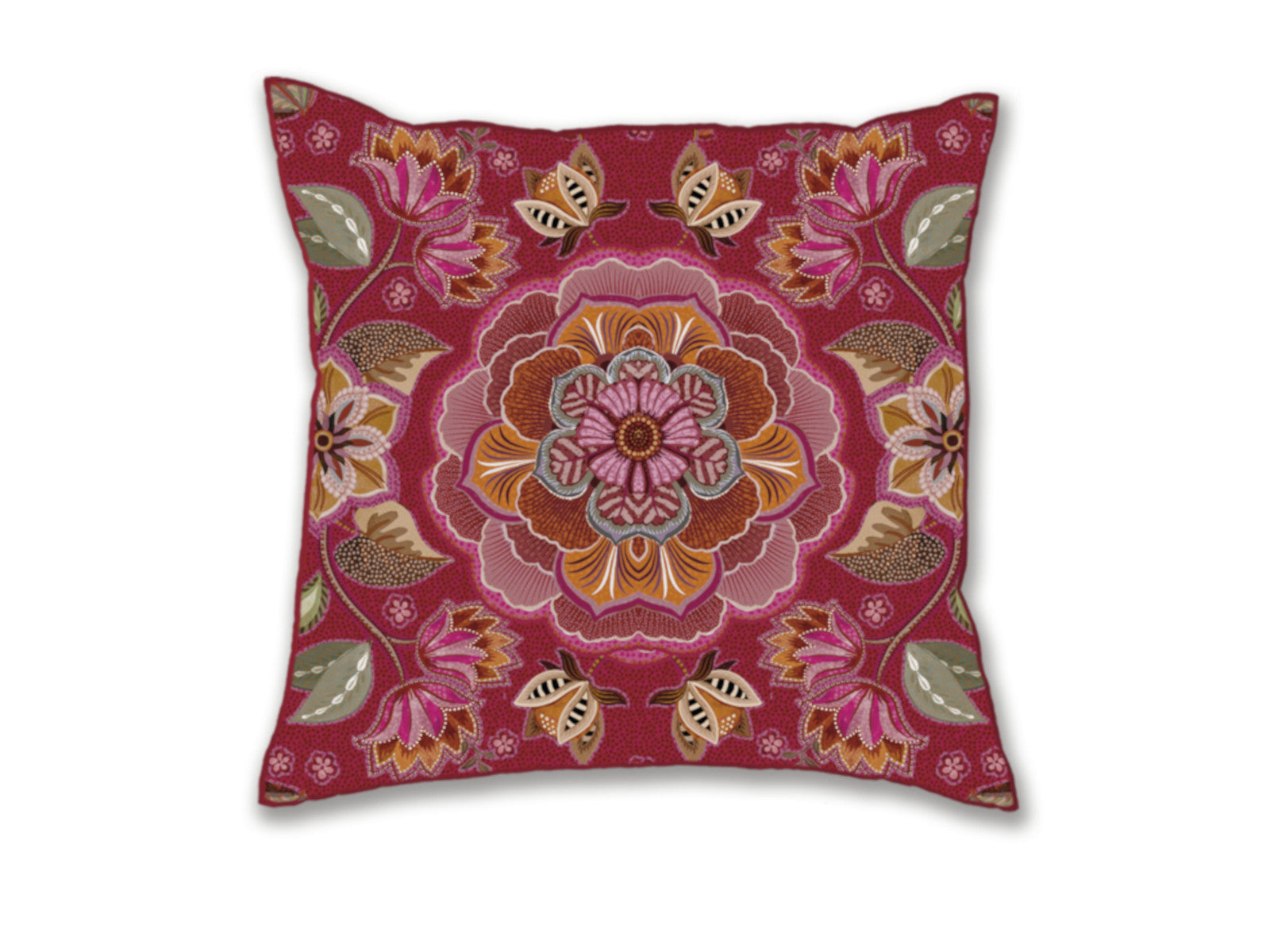 Pip Studio Matata Kissen rot 53x53cm (1 Stück) Freisteller 