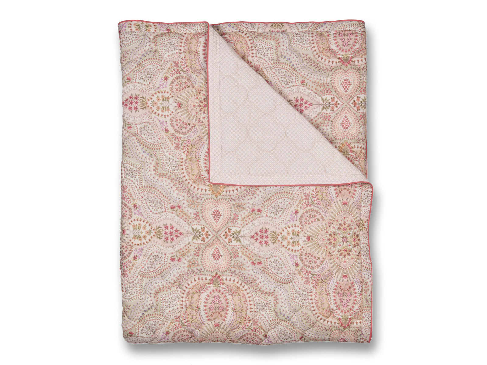 Pip Studio Moon Flower Decke hellrosa 220x260cm (1 Stück) Freisteller 