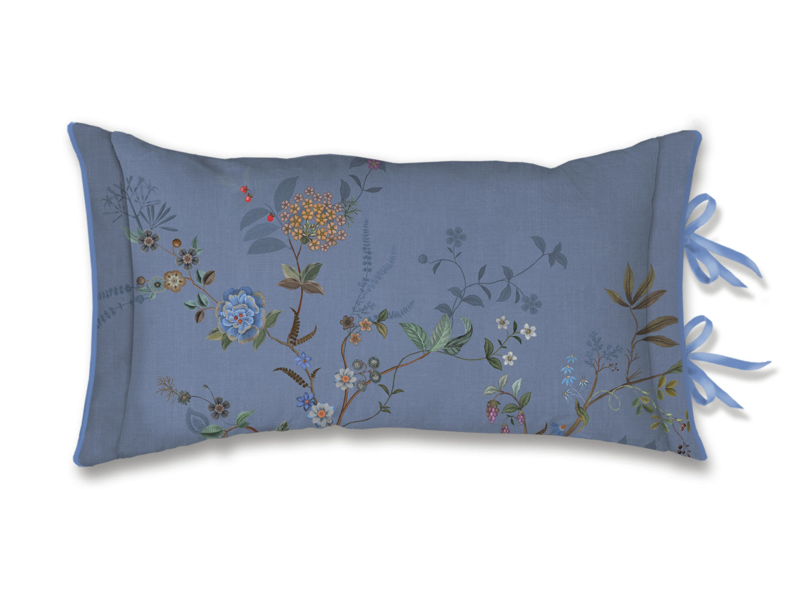 Pip Studio Bustani Kissen blau 45x70cm (1 Stück) Freisteller 