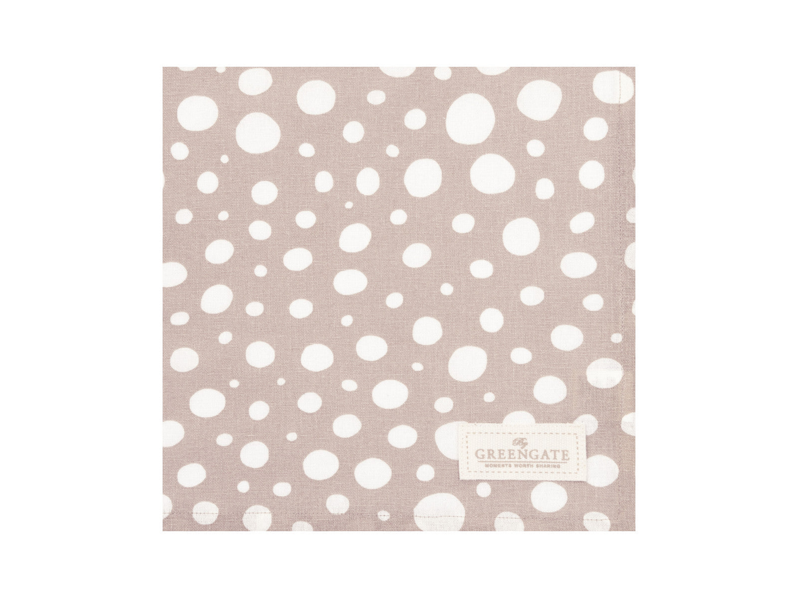 Greengate Neva Stoffserviette beige 40x40cm Freisteller