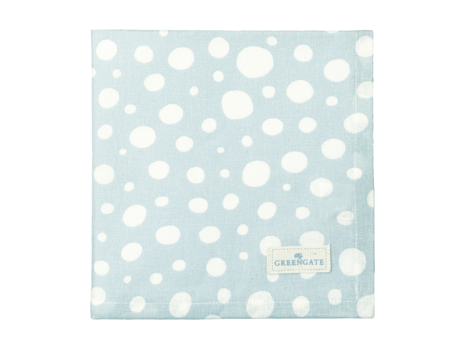 Greengate Neva Stoffserviette pale blue 40x40cm Freisteller
