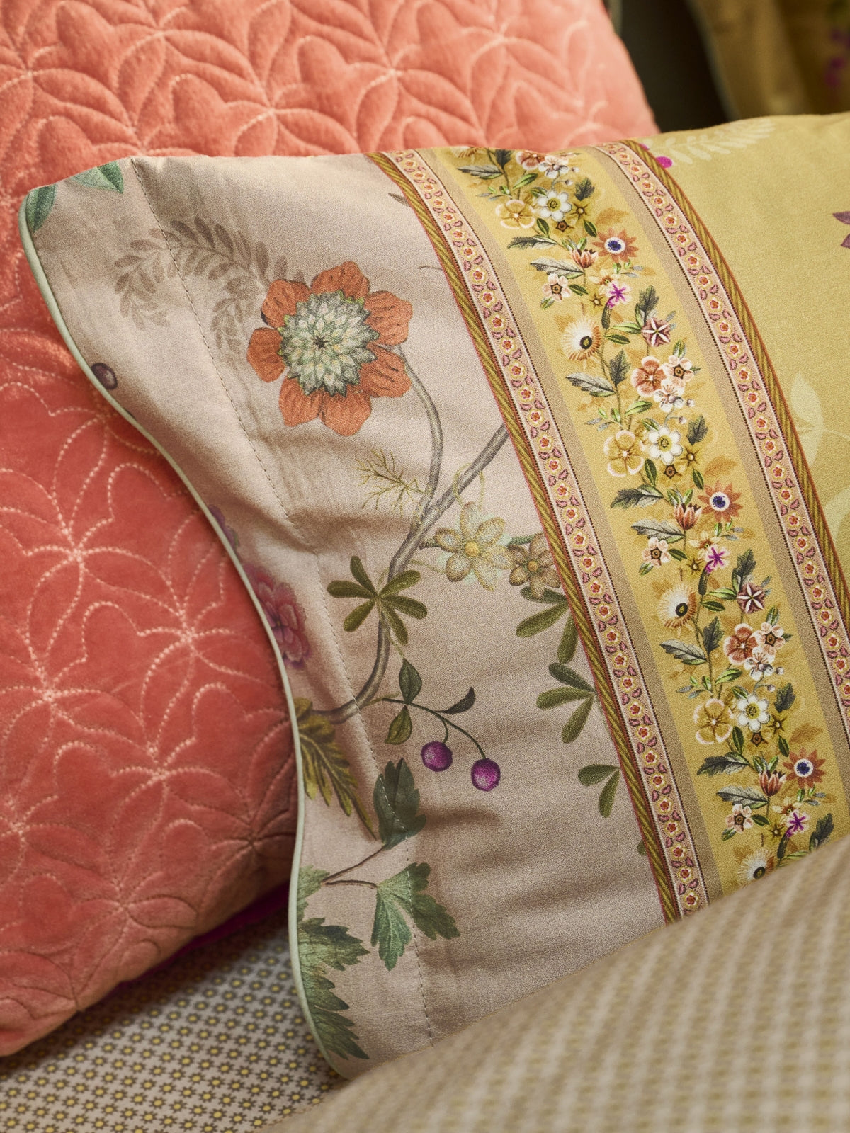 Pip Studio Bodhi Flower Bettwäsche gelb 135x200cm (1 Stück) Lifestyle 5