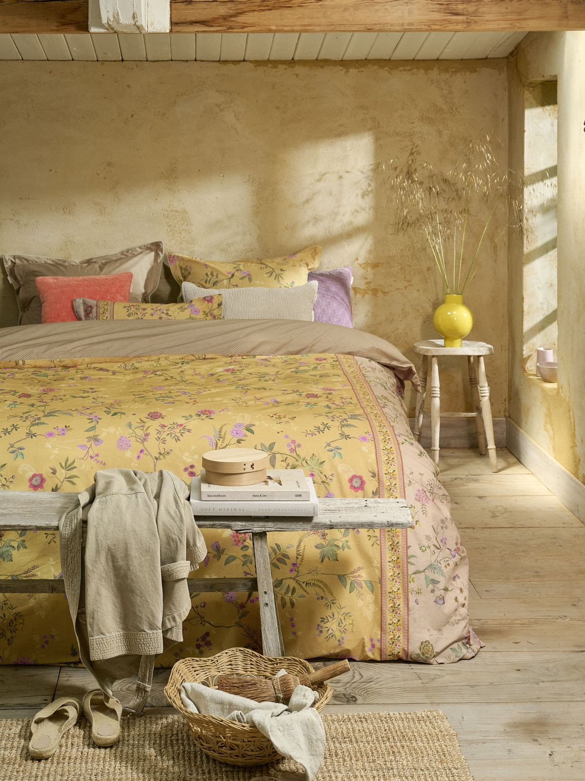 Pip Studio Bodhi Flower Bettwäsche gelb 135x200cm (1 Stück) Lifestyle 8