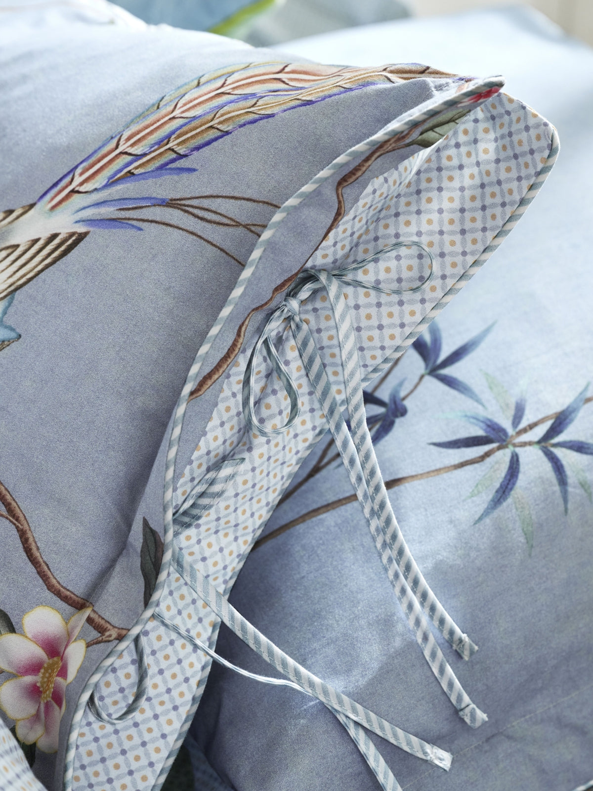 Pip Studio Bamboo Blossom Bettwäsche blau 135x200cm (1 Stück) Lifestyle 6