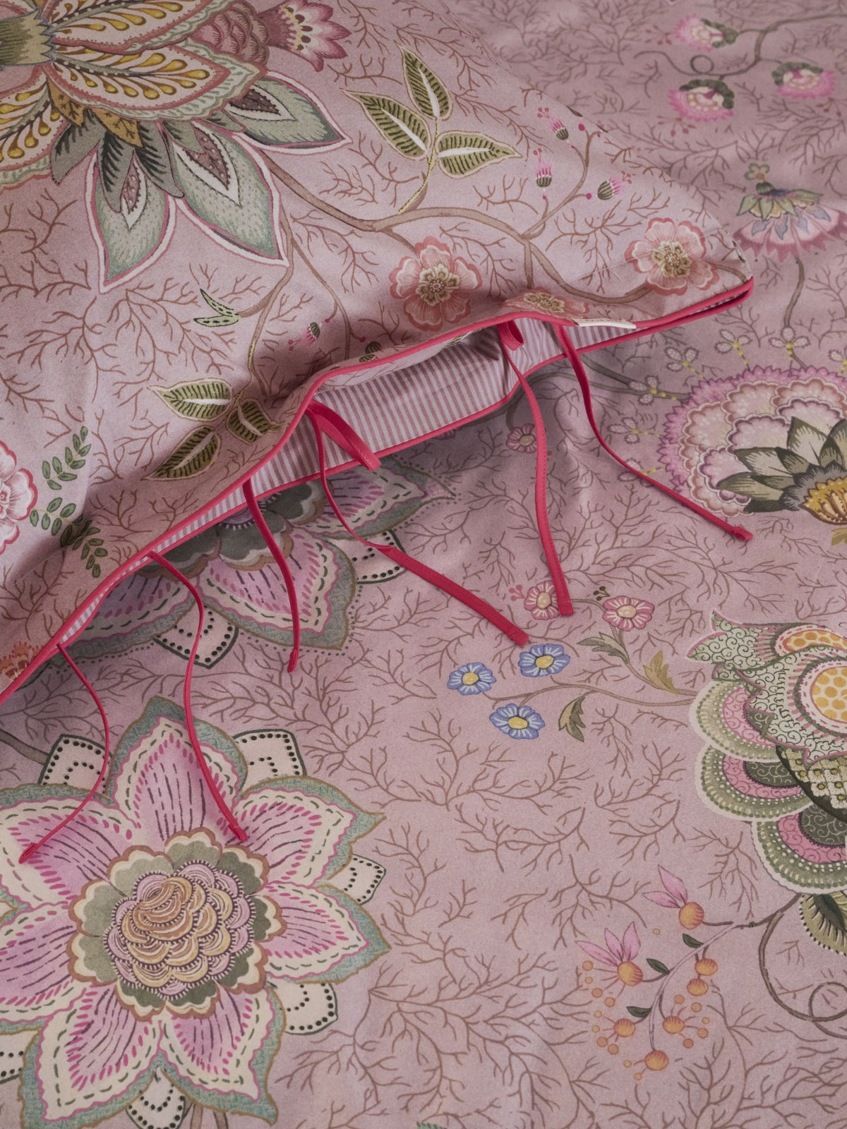 Pip Studio Mumbai Morning Bettwäsche pink 135x200cm (1 Stück) - Produktbild 6