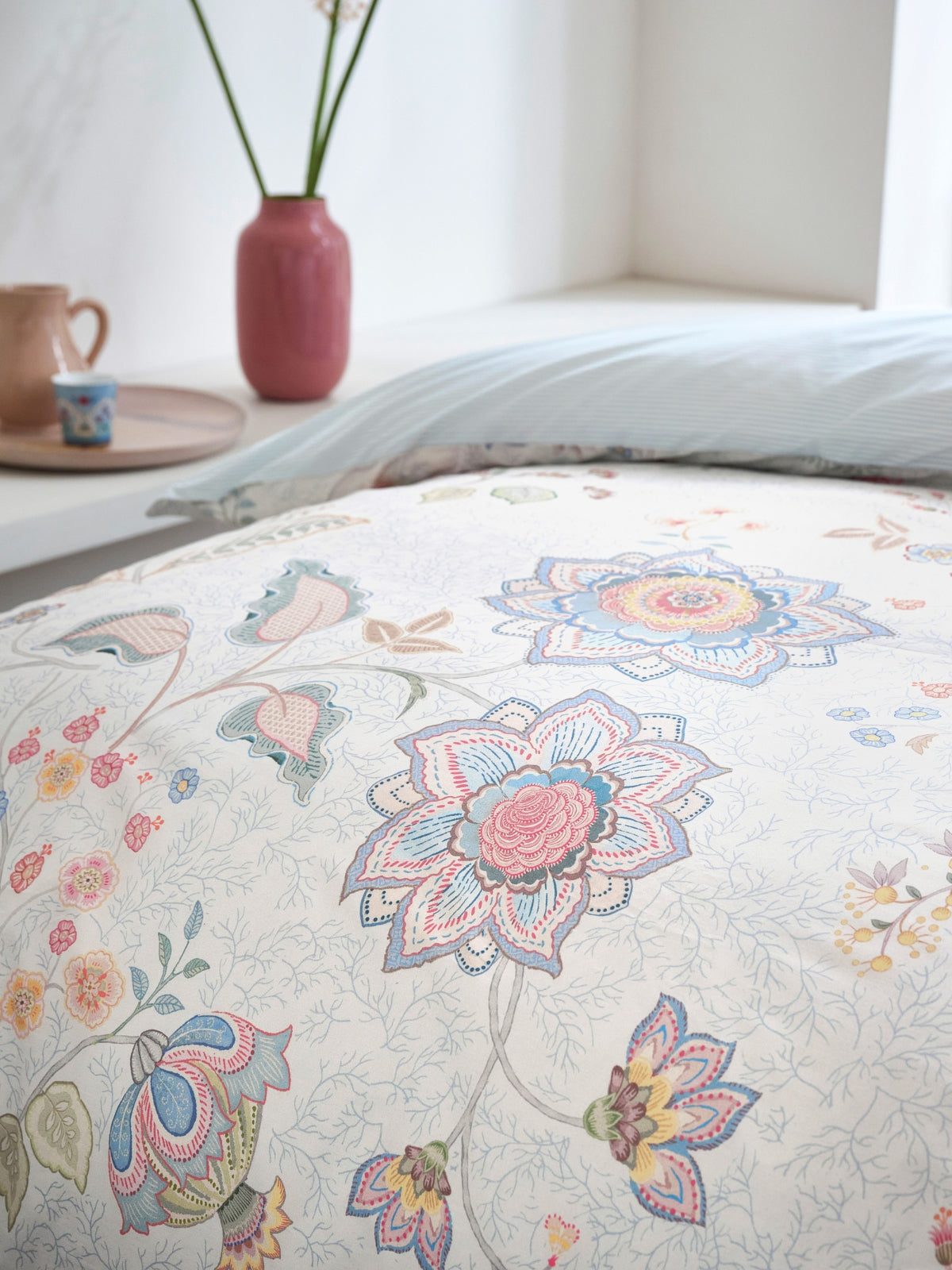 Pip Studio Mumbai Morning Bettwäsche blau 135x200cm (1 Stück) Lifestyle 4