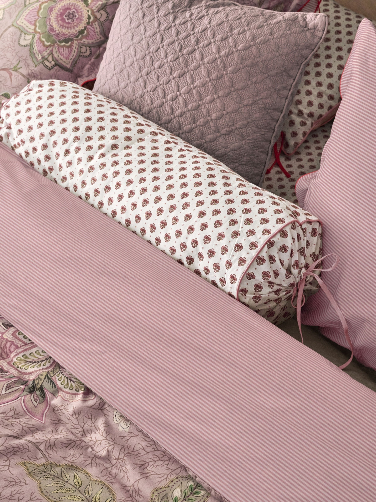 Pip Studio Mumbai Morning Kissen pink 53x53cm (1 Stück) - Produktbild 5