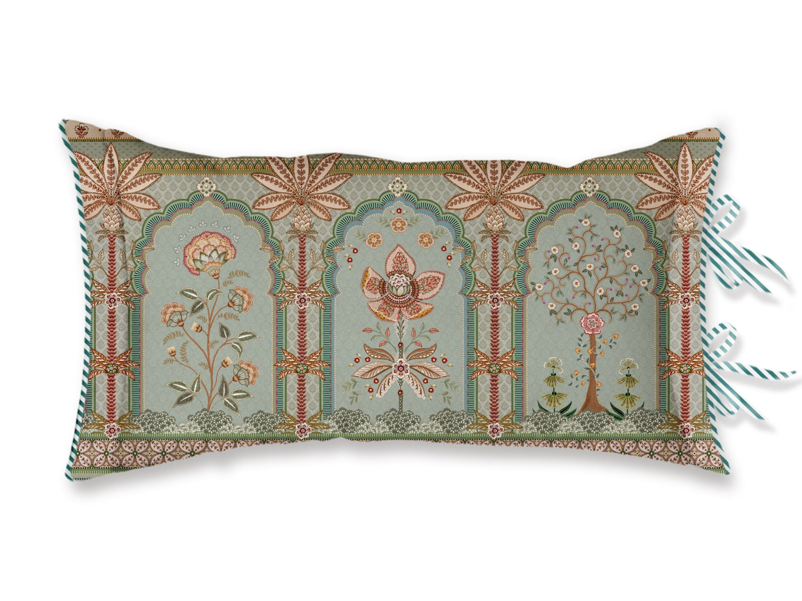 Pip Studio Bollywood Dreams Kissen grün 35x60cm (1 Stück) - Produktbild 1