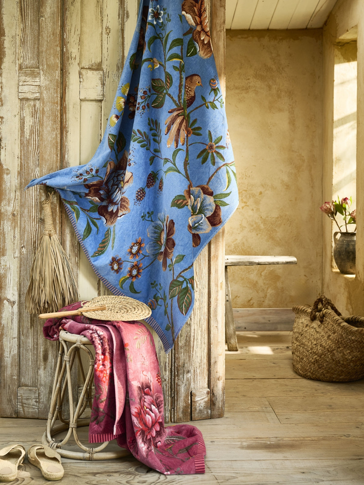 Pip Studio Secret Garden Strandtuch blau 100x180cm (1 Stück) Lifestyle 2