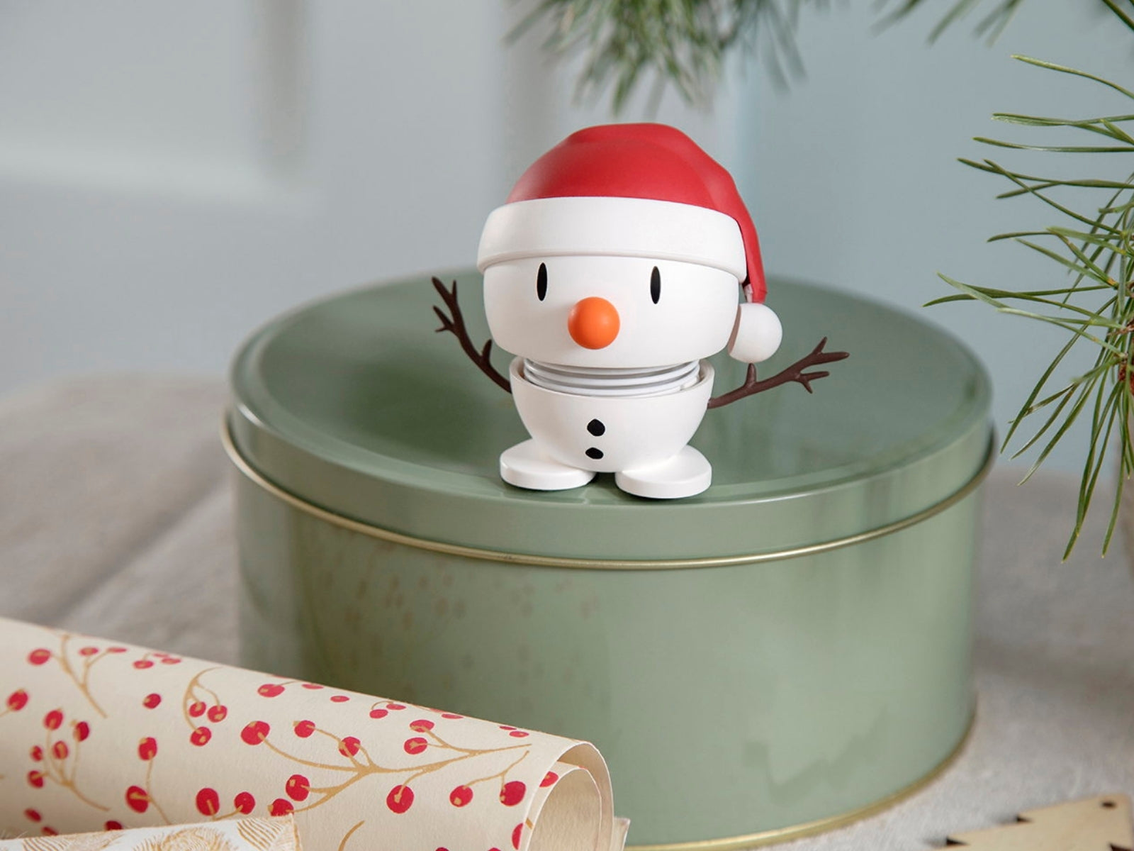 Hoptimist Soft Santa Snowman S white 6,9cm - Produktbild 4