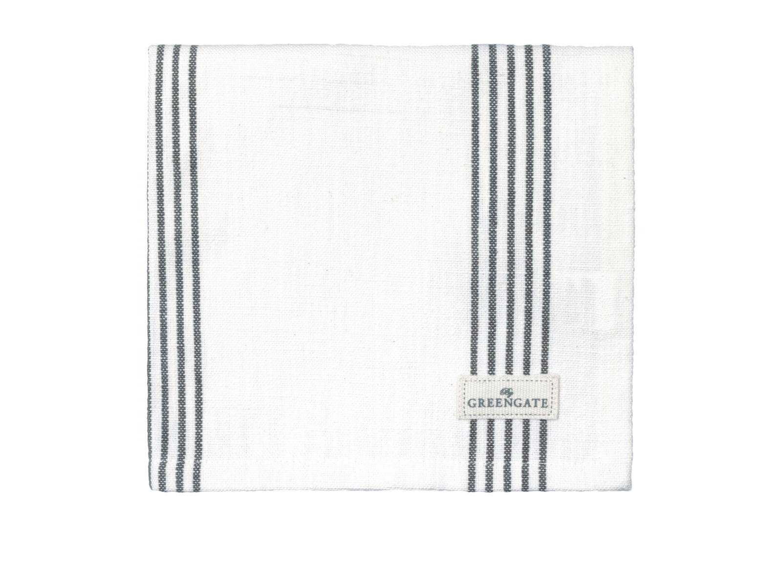 Greengate Gladys Stoffserviette grey 40x40cm Freisteller