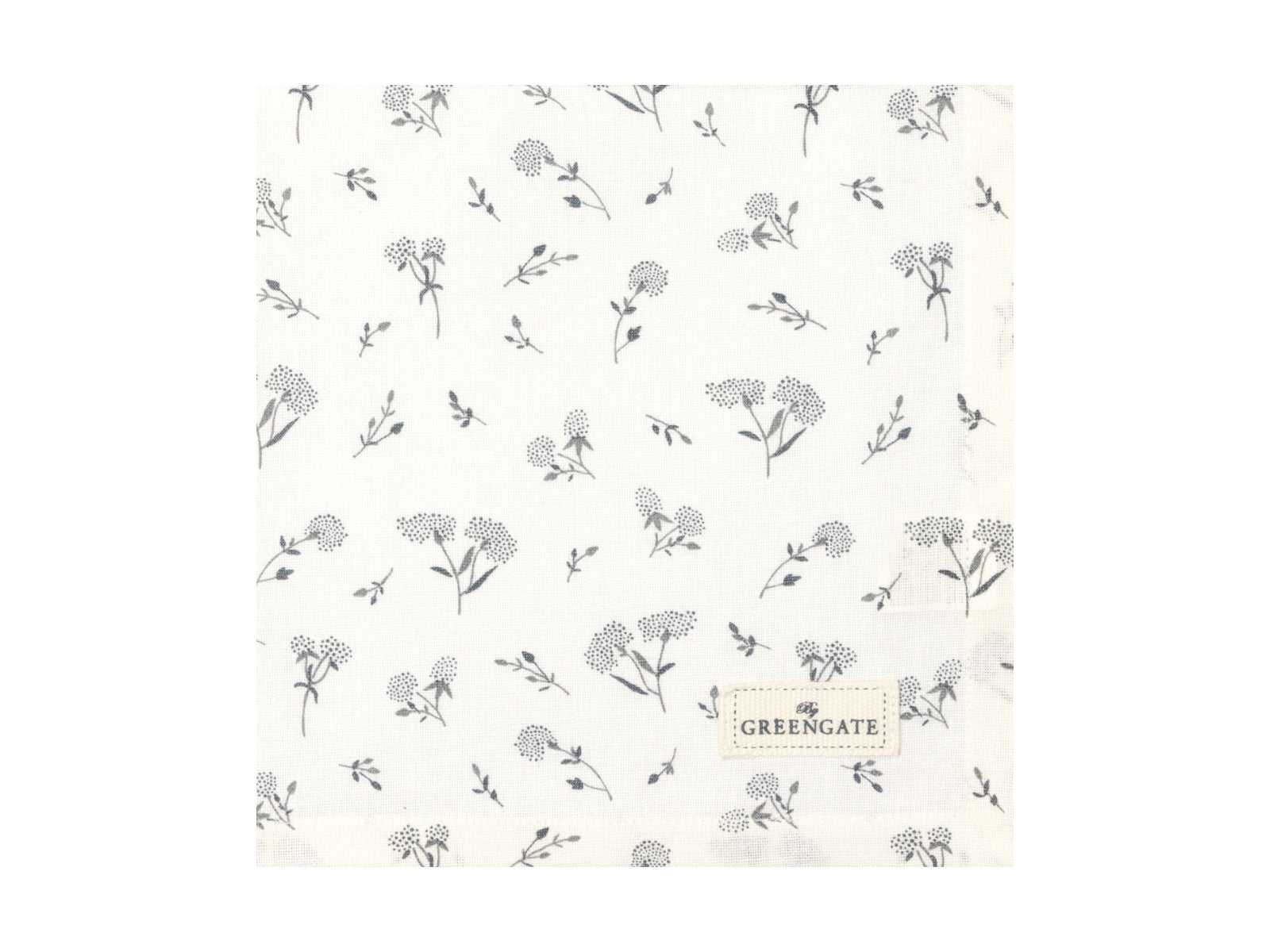 Greengate Sabine Stoffserviette white 40x40cm Freisteller