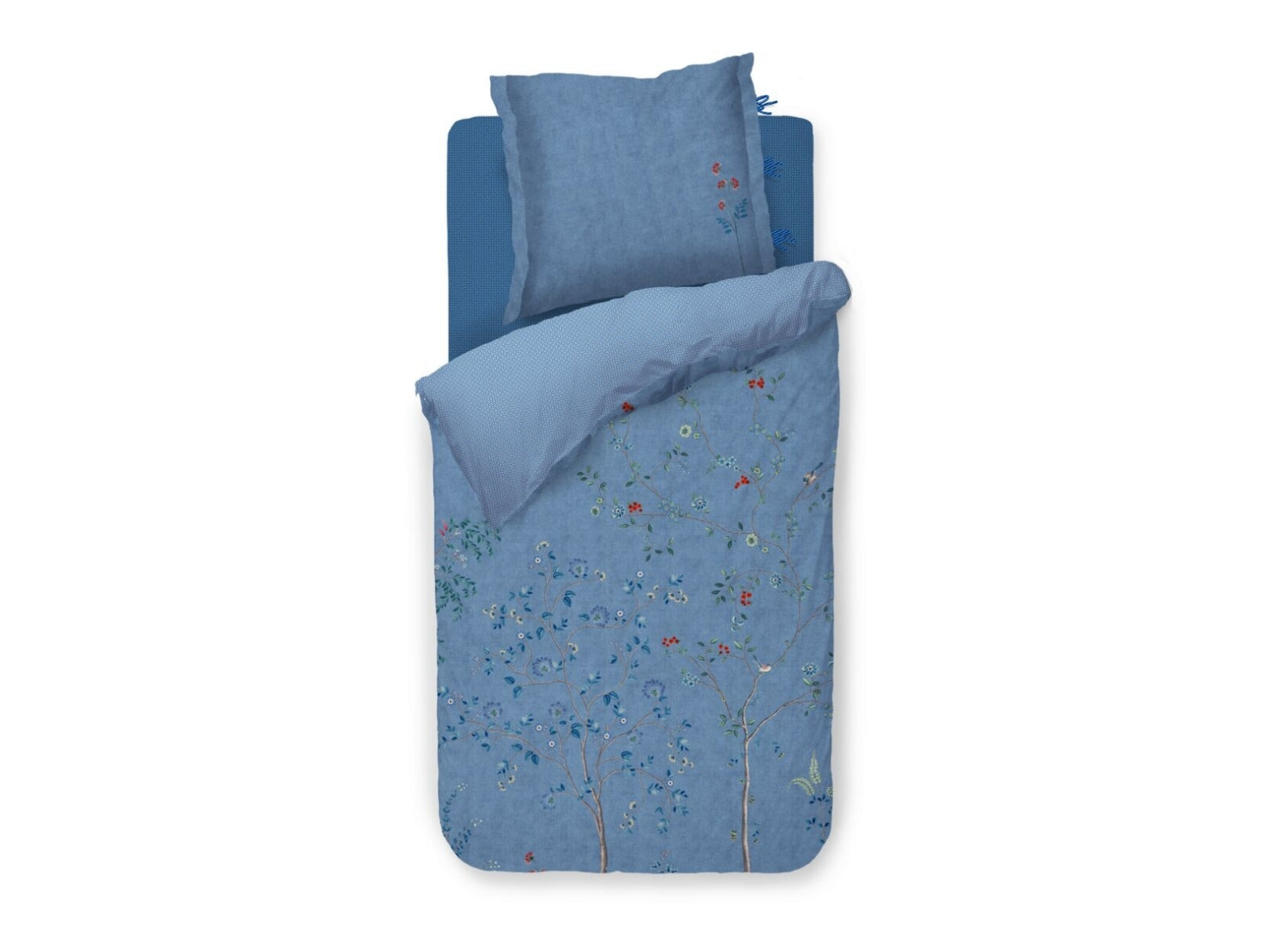 PIP STUDIO Desi Garden Bettwäsche blau 135x200cm (1 Stück) - Produktbild 1