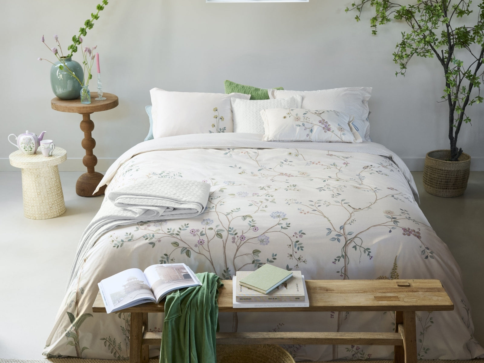 PIP STUDIO Desi Garden Bettwäsche off-white 135x200cm (1 Stück) - Produktbild 3