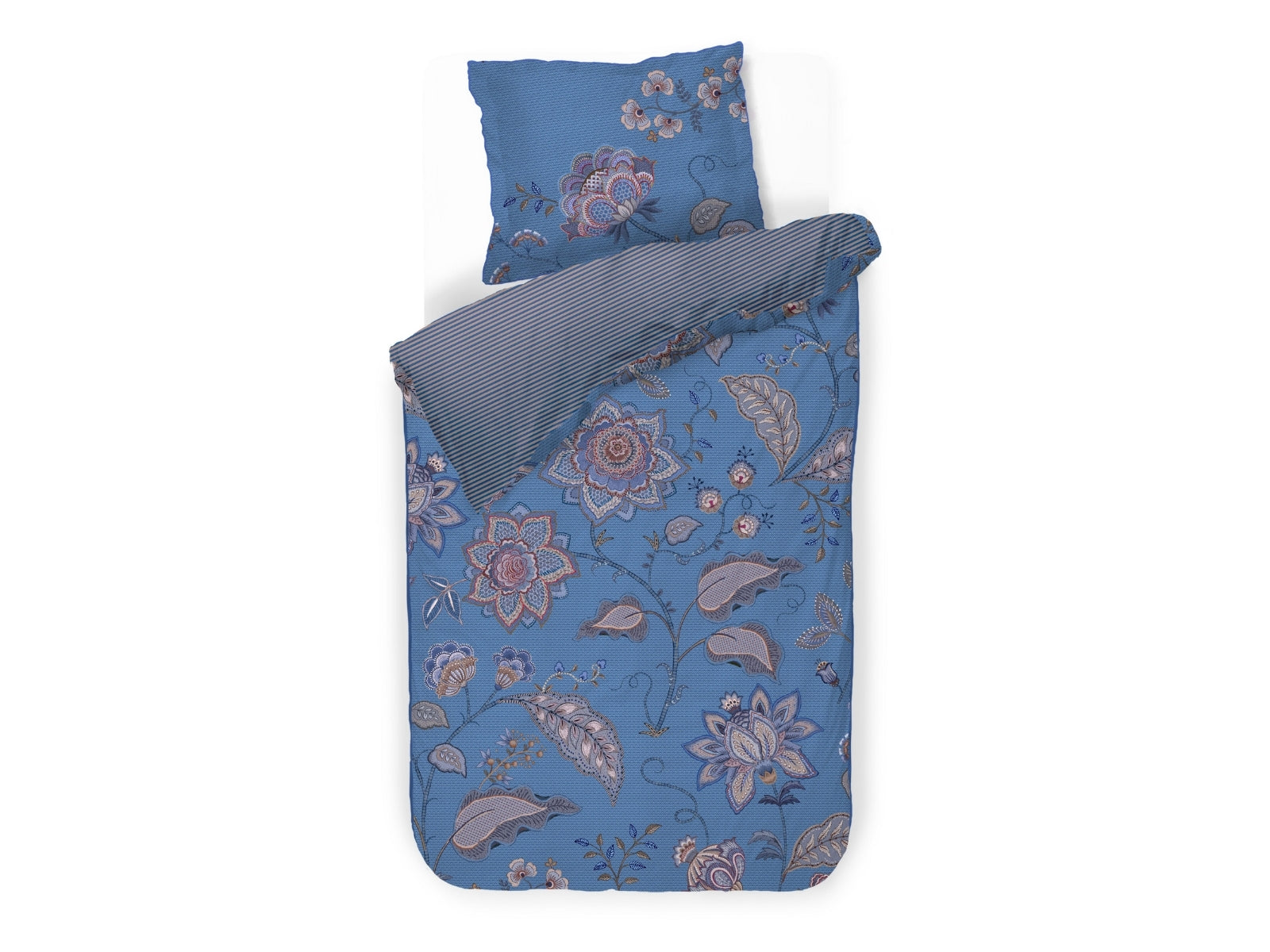 PIP STUDIO Mumbai Night Bettwäsche blau 135x200cm (1 Stück) - Produktbild 1