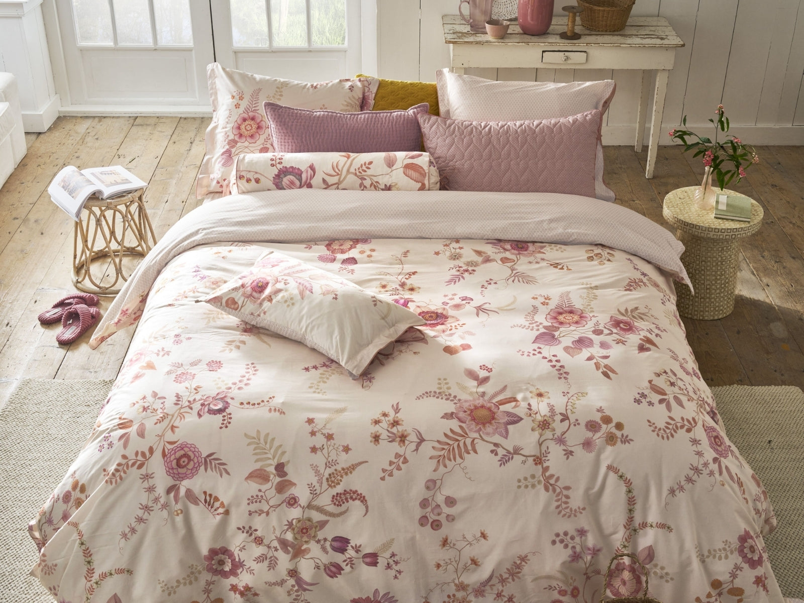 PIP STUDIO Everbloom Bettwäsche light pink 135x200cm (1 Stück) - Produktbild 3