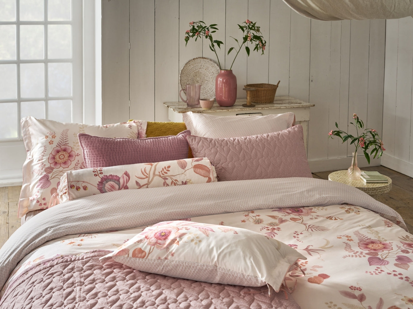 PIP STUDIO Everbloom Bettwäsche light pink 135x200cm (1 Stück) - Produktbild 2