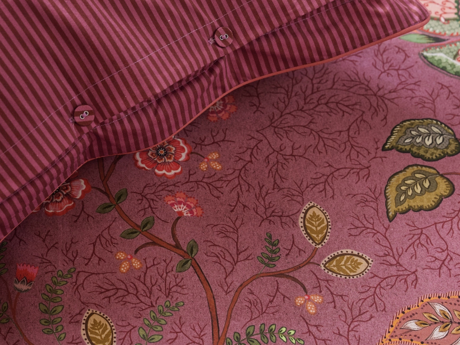 PIP STUDIO Mumbai Evening Kissen dark pink 35x60cm (1 Stück) - Produktbild 3