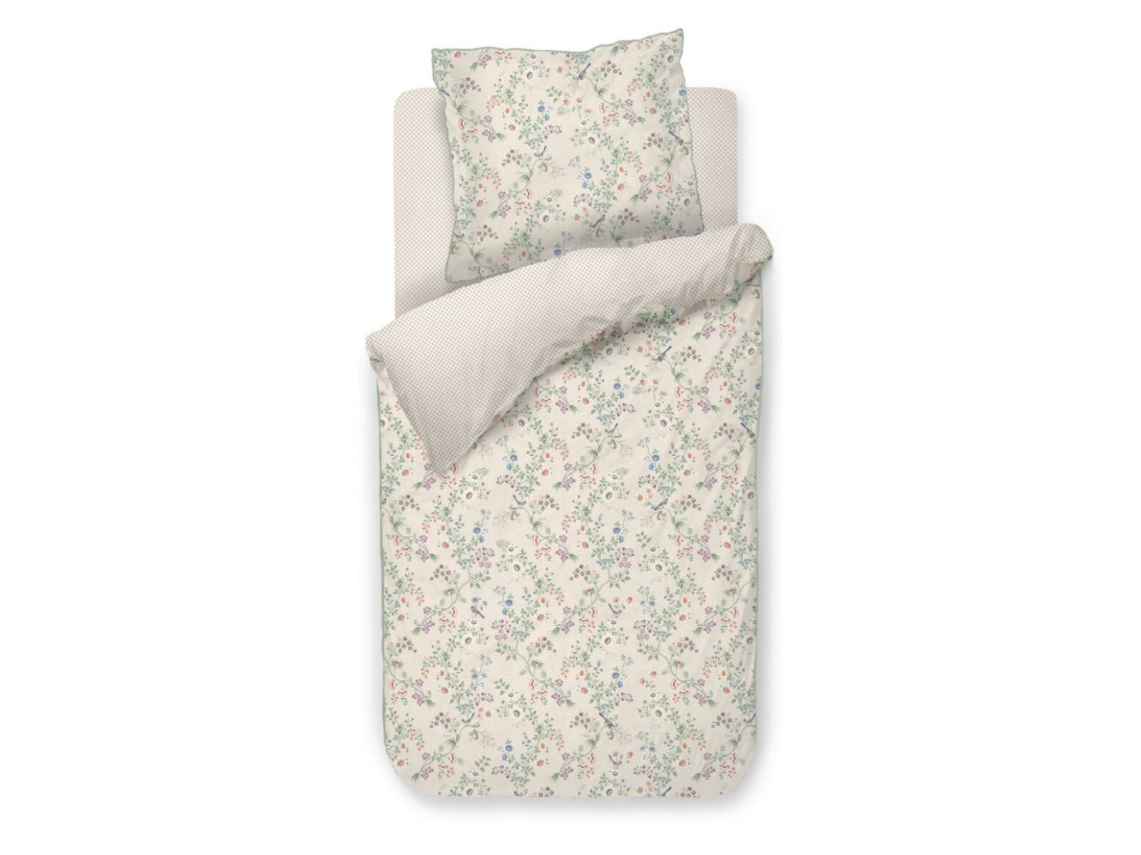 PIP STUDIO Lotus Lullaby Bettwäsche off-white 135x200cm (1 Stück) - Produktbild 1