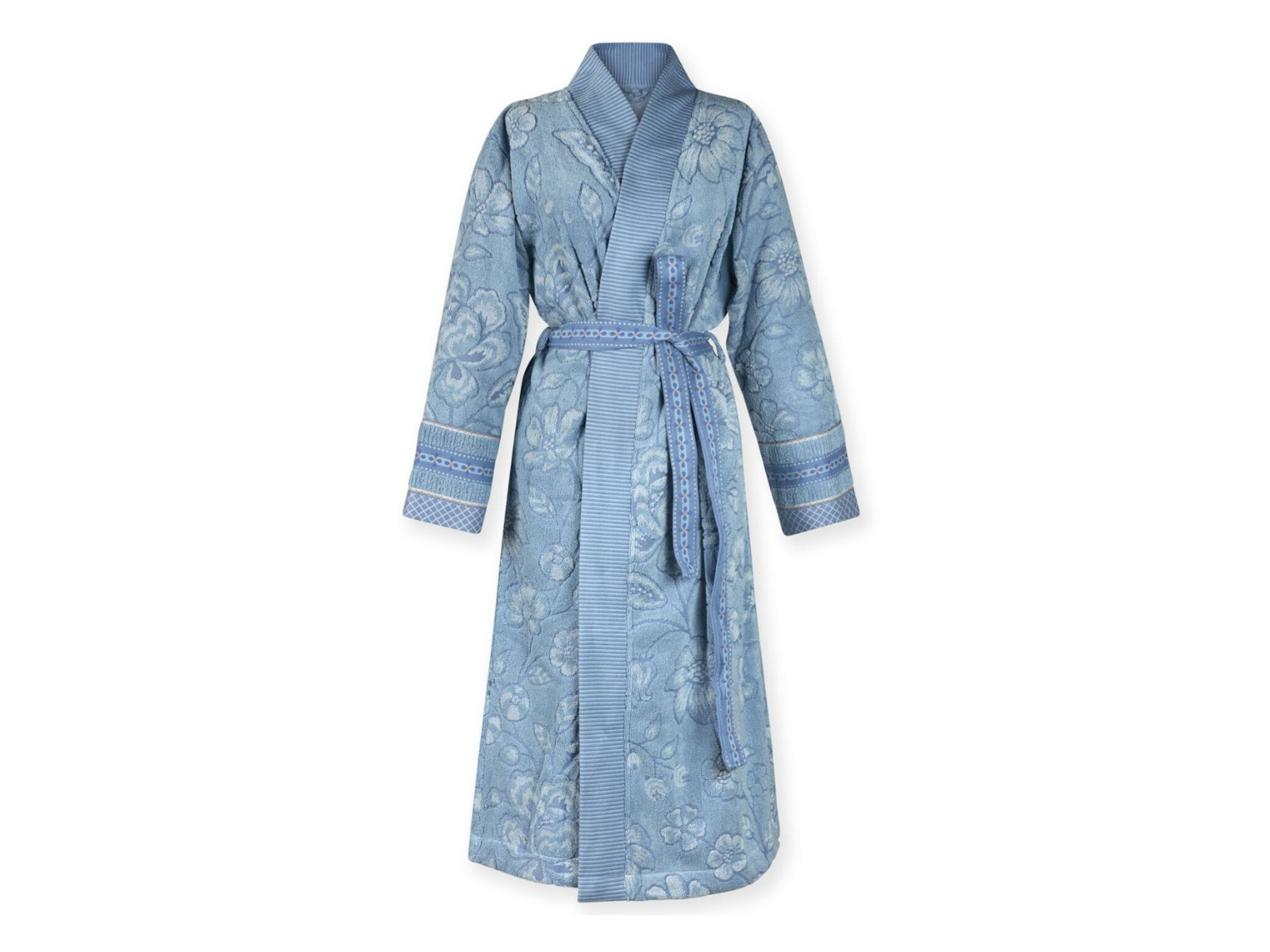 PIP STUDIO Jasmin Jacquard Bademantel light blue XS (1 Stück) - Produktbild 1