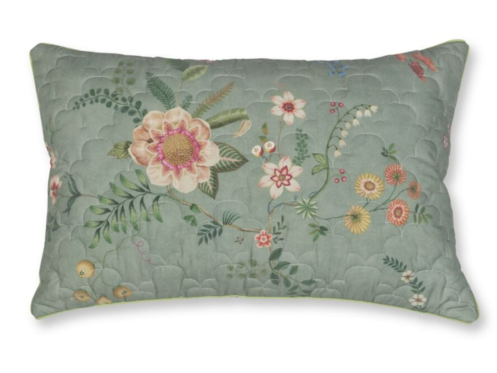 PIP STUDIO Everbloom Kissen rechteckig grün 45x70cm (1 Stück) - Produktbild 1