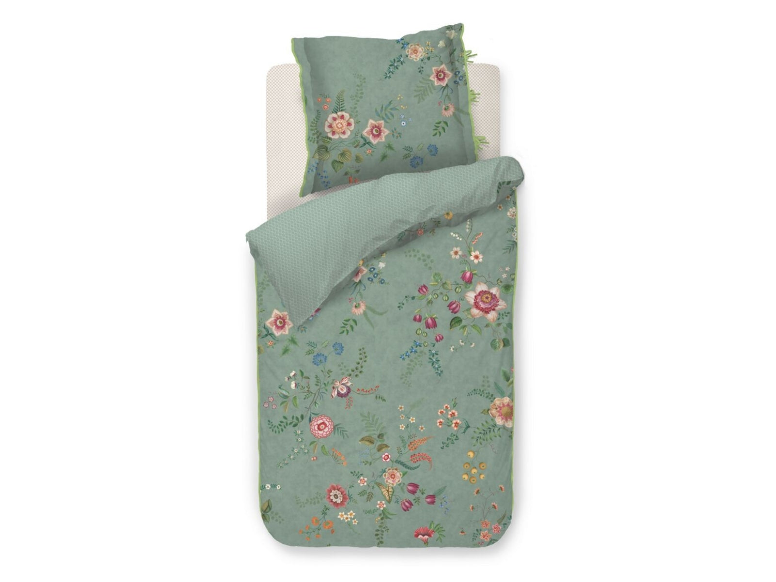 PIP STUDIO Everbloom Bettwäsche grün 135x200cm (1 Stück) - Produktbild 1