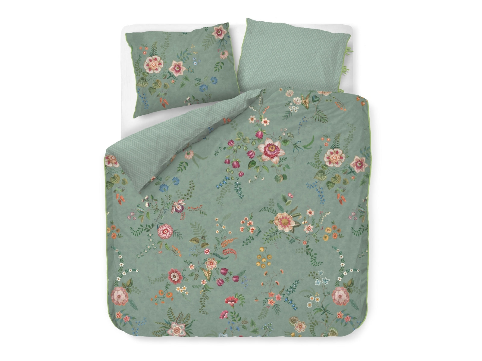PIP STUDIO Everbloom Bettwäsche grün 135x200cm (1 Stück) - Produktbild 2