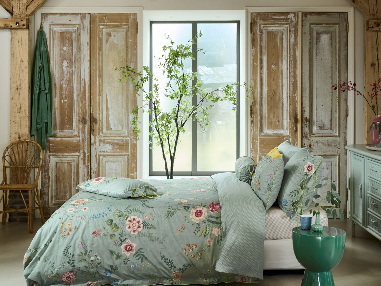 PIP STUDIO Everbloom Kissen grün 35x60cm (1 Stück) - Produktbild 6
