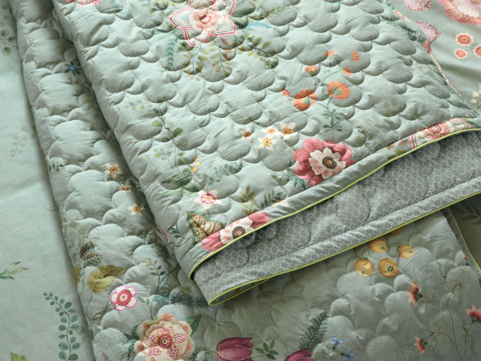 PIP STUDIO Everbloom Bettwäsche grün 135x200cm (1 Stück) - Produktbild 4