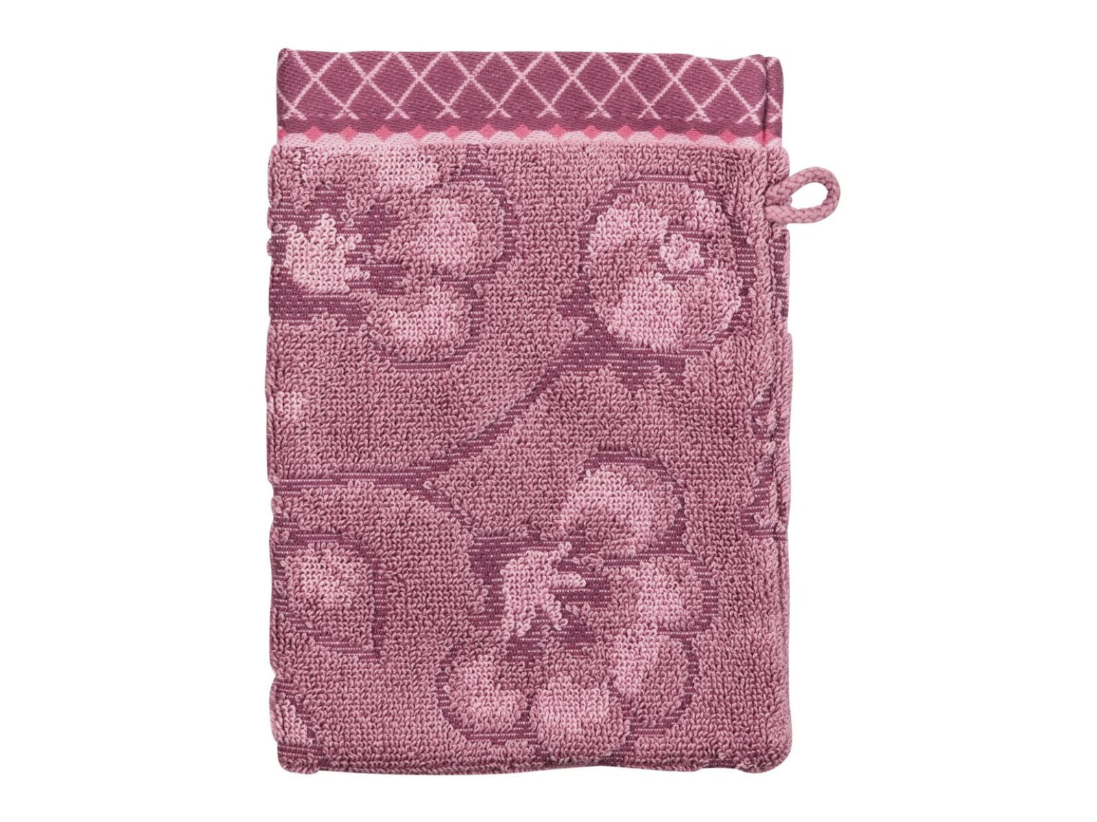 PIP STUDIO Jasmin Jacquard Waschhandschuh light pink 16x22cm (1 Stück) - Produktbild 1