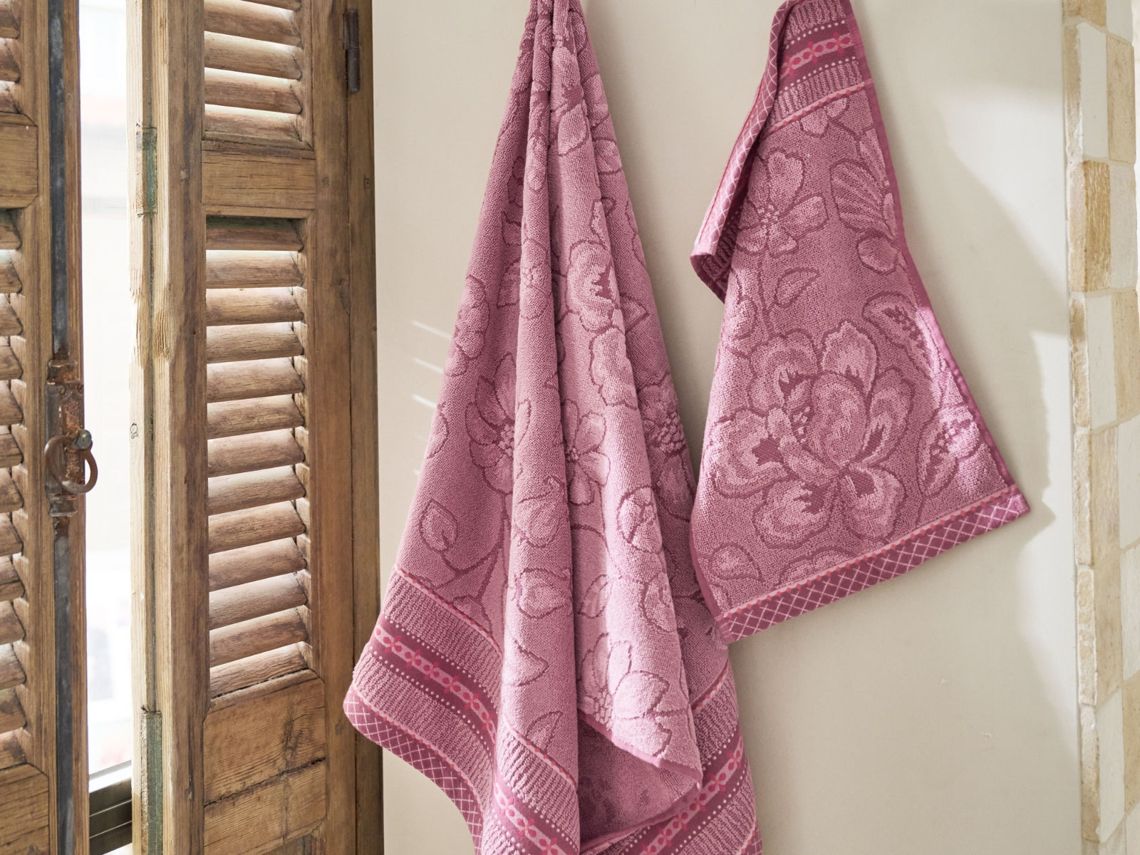 PIP STUDIO Jasmin Jacquard Gästehandtuch light pink 30x50cm (1 Stück) - Produktbild 3