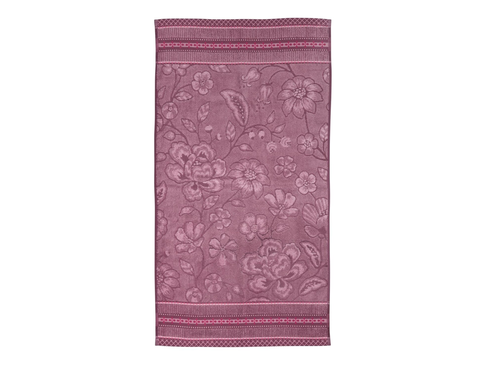 PIP STUDIO Jasmin Jacquard Handtuch light pink 55x100cm (1 Stück) - Produktbild 1