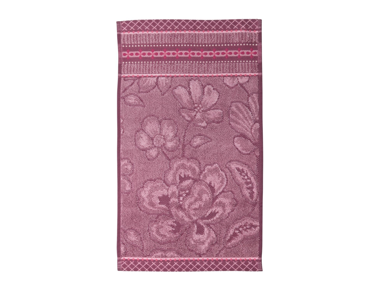 PIP STUDIO Jasmin Jacquard Gästehandtuch light pink 30x50cm (1 Stück) - Produktbild 1