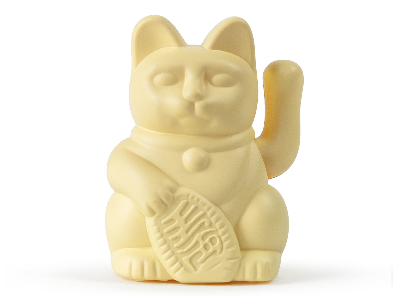 Donkey Products Lucky Cat Solar Winkekatze gelb 6,5cm Freisteller 1