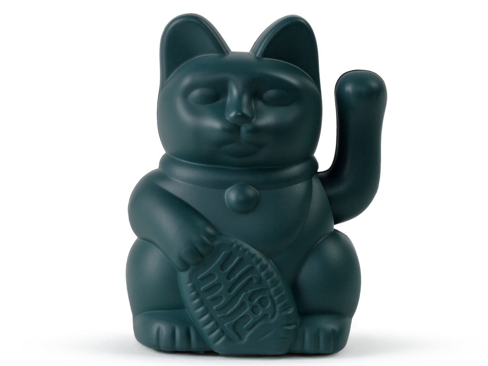 Donkey Products Lucky Cat Solar Winkekatze grün 6,5cm Freisteller 1