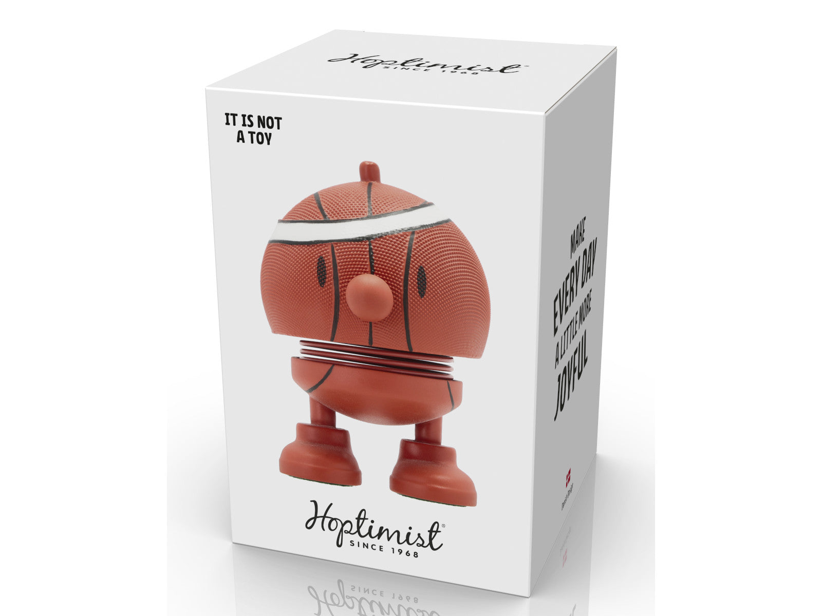 Hoptimist Basketball Bumble S Orange 7,6cm Freisteller 2