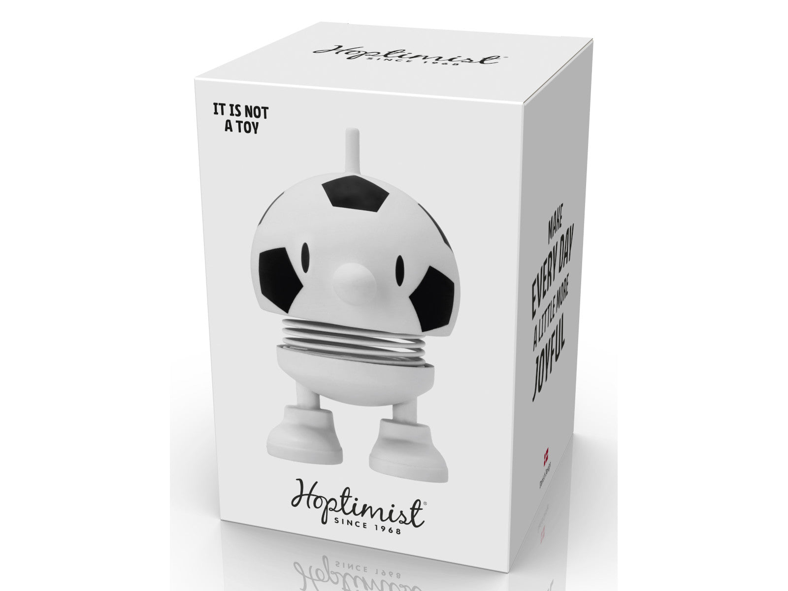 Hoptimist Football Bumble S White 7,7cm Freisteller 2