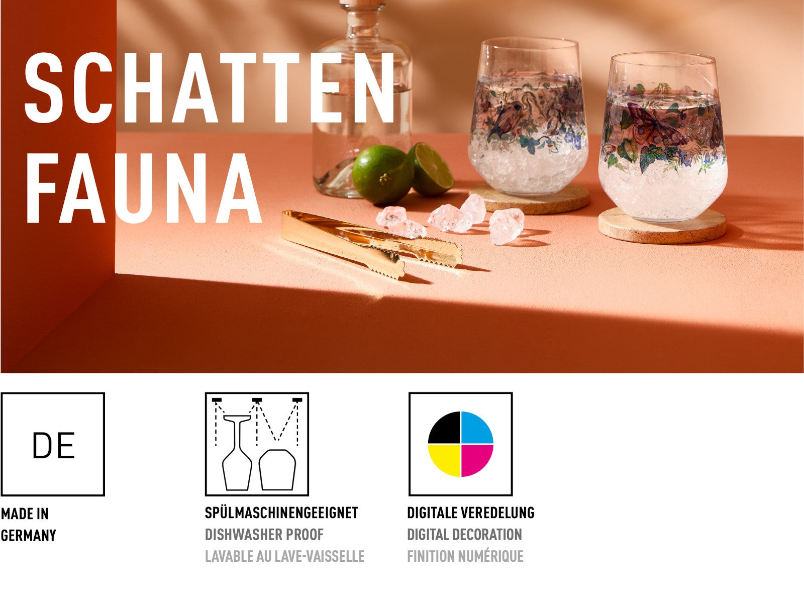 RITZENHOFF Schattenfauna Gin Tumbler 2er Set (C. Mcallister) H25 #7 #8 Lifestyle 1