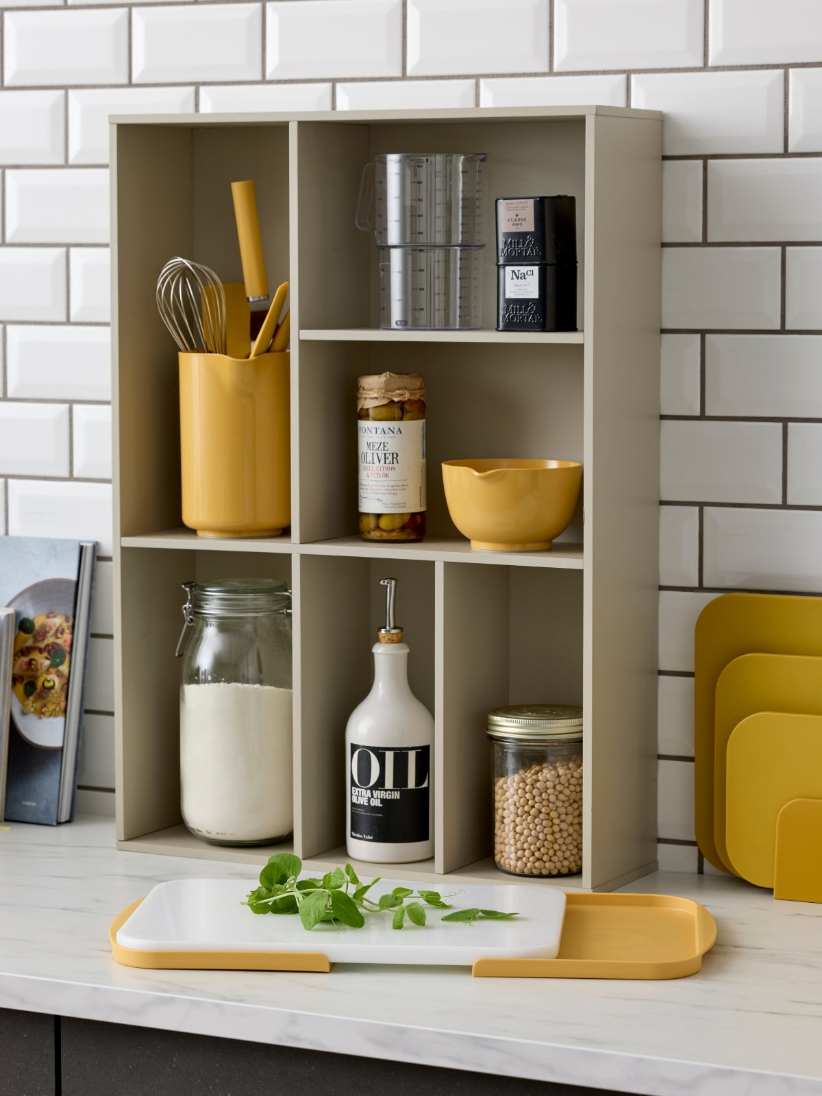 Rosti Separa Schneidebrett mit Schalen curry 39cm - Produktbild 5