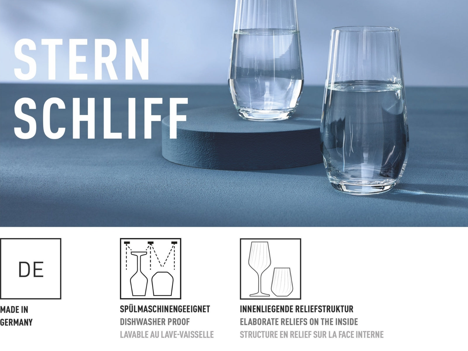 Ritzenhoff Sternschliff Wasserglas Lilly 4er Set #4 RDT H25 - Produktbild 5