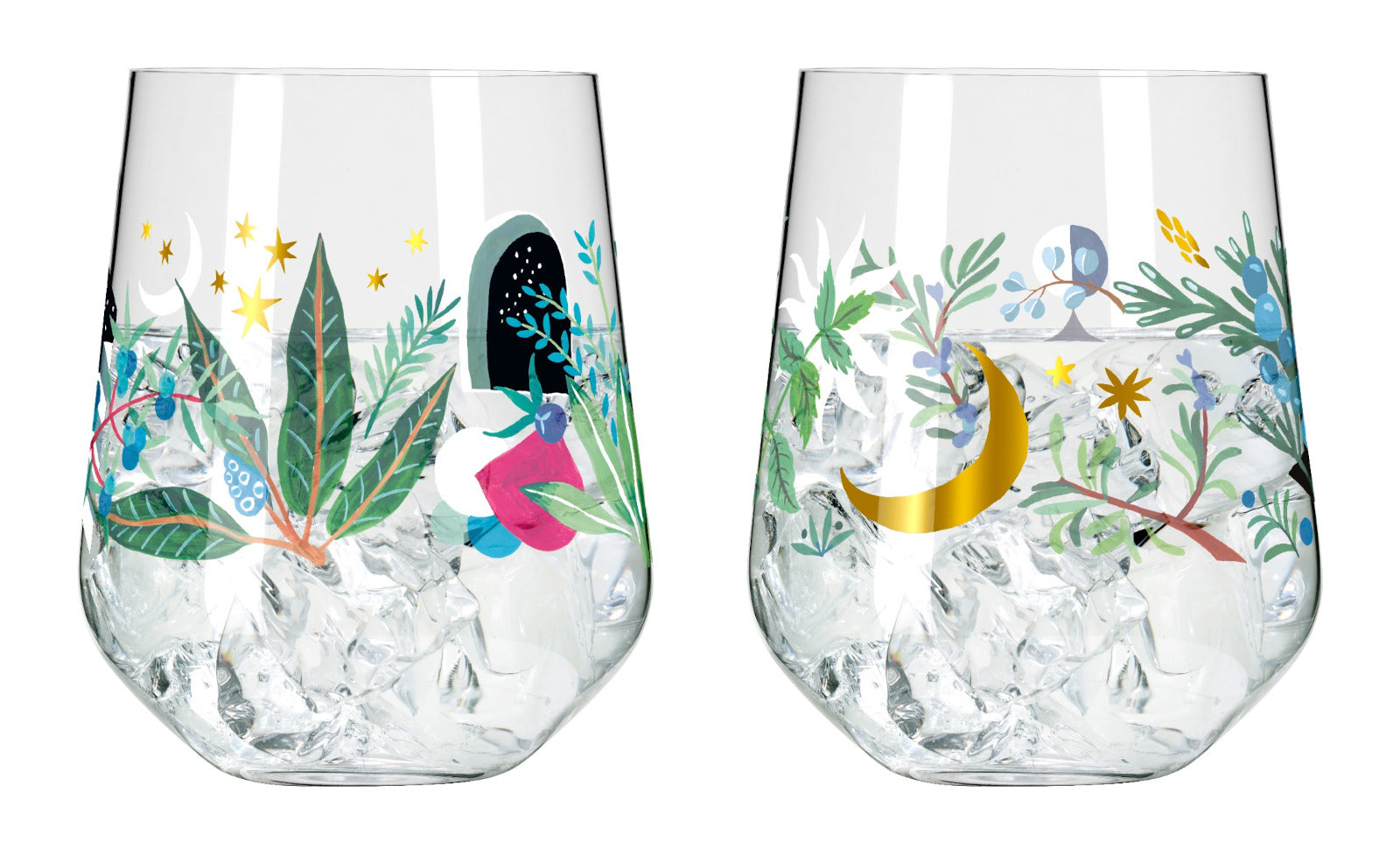RITZENHOFF Botanic Glamour Gin Trumbler 2er Set H23 #7 #8 Freisteller