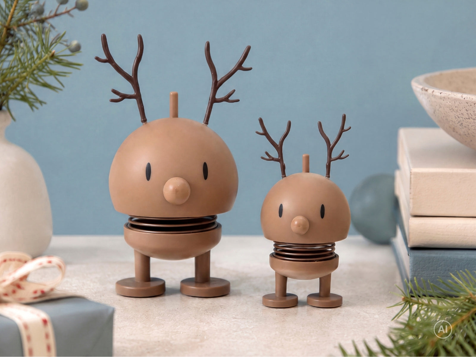 Hoptimist Bumble Soft Reindeer Set XS/S choko 2tlg - Produktbild 4