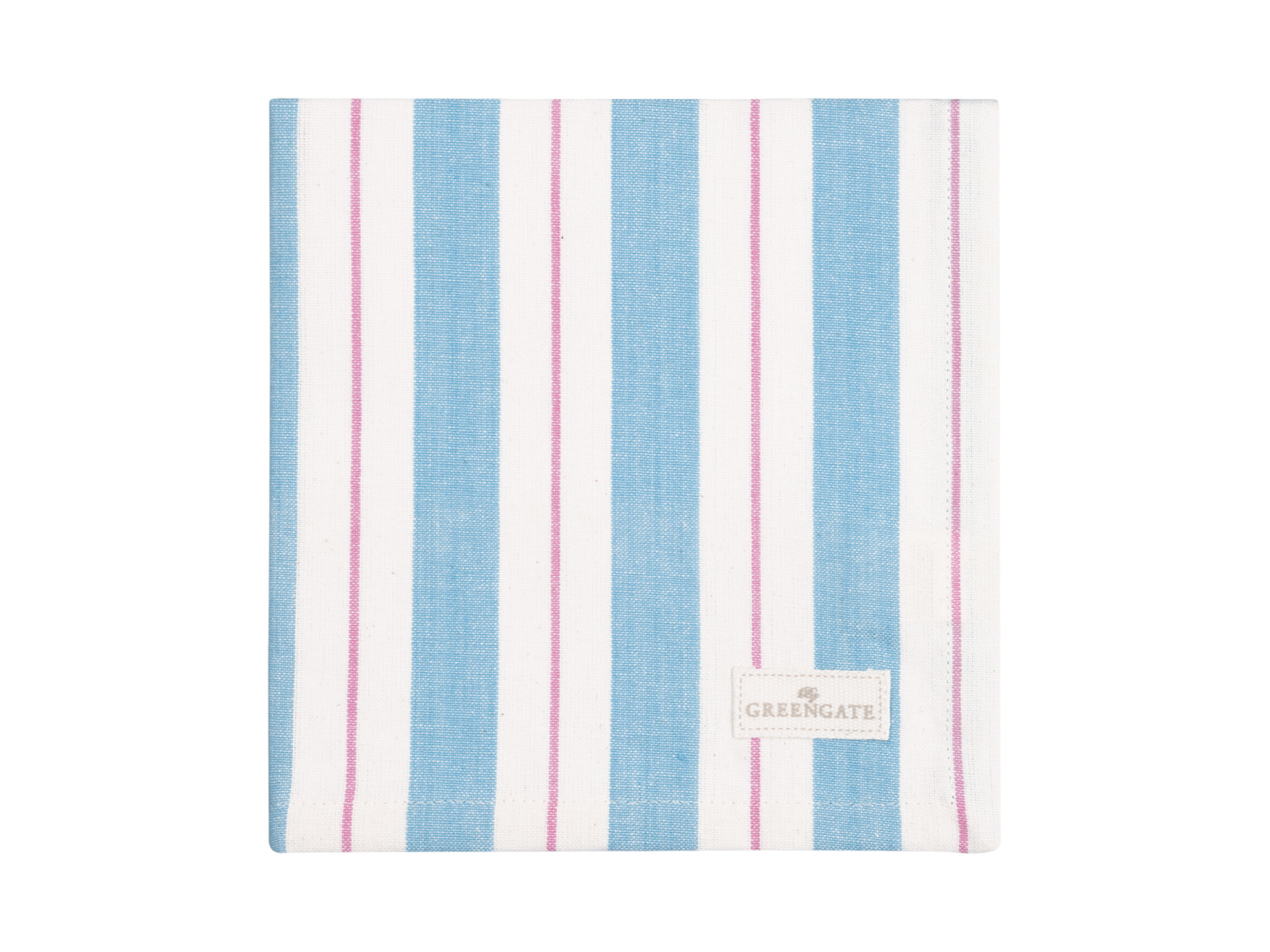 Greengate Elinor Stoffserviette pale blue 40x40cm Freisteller 1