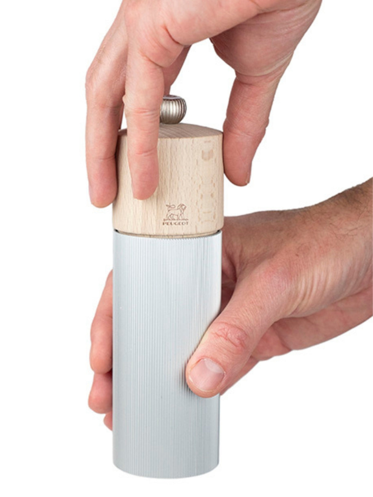 PEUGEOT LINE Salzmühle Z aluminium/natur 18cm - Produktbild 4