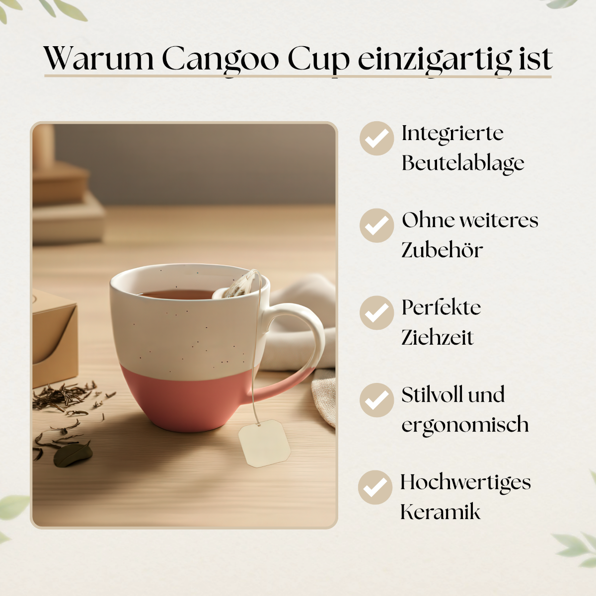 Cangoo Cup® Semi Rose Teebecher 0,33l Lifestyle 7