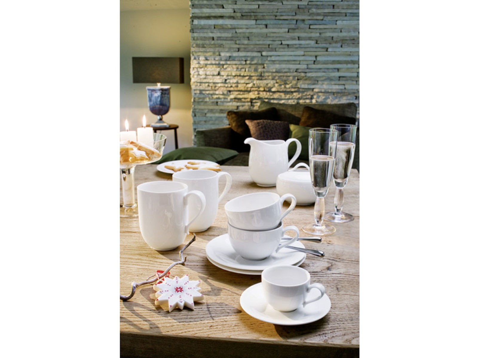 Villeroy & Boch New Cottage Basic Tee-/Kaffeeuntertasse 16 cm Lifestyle