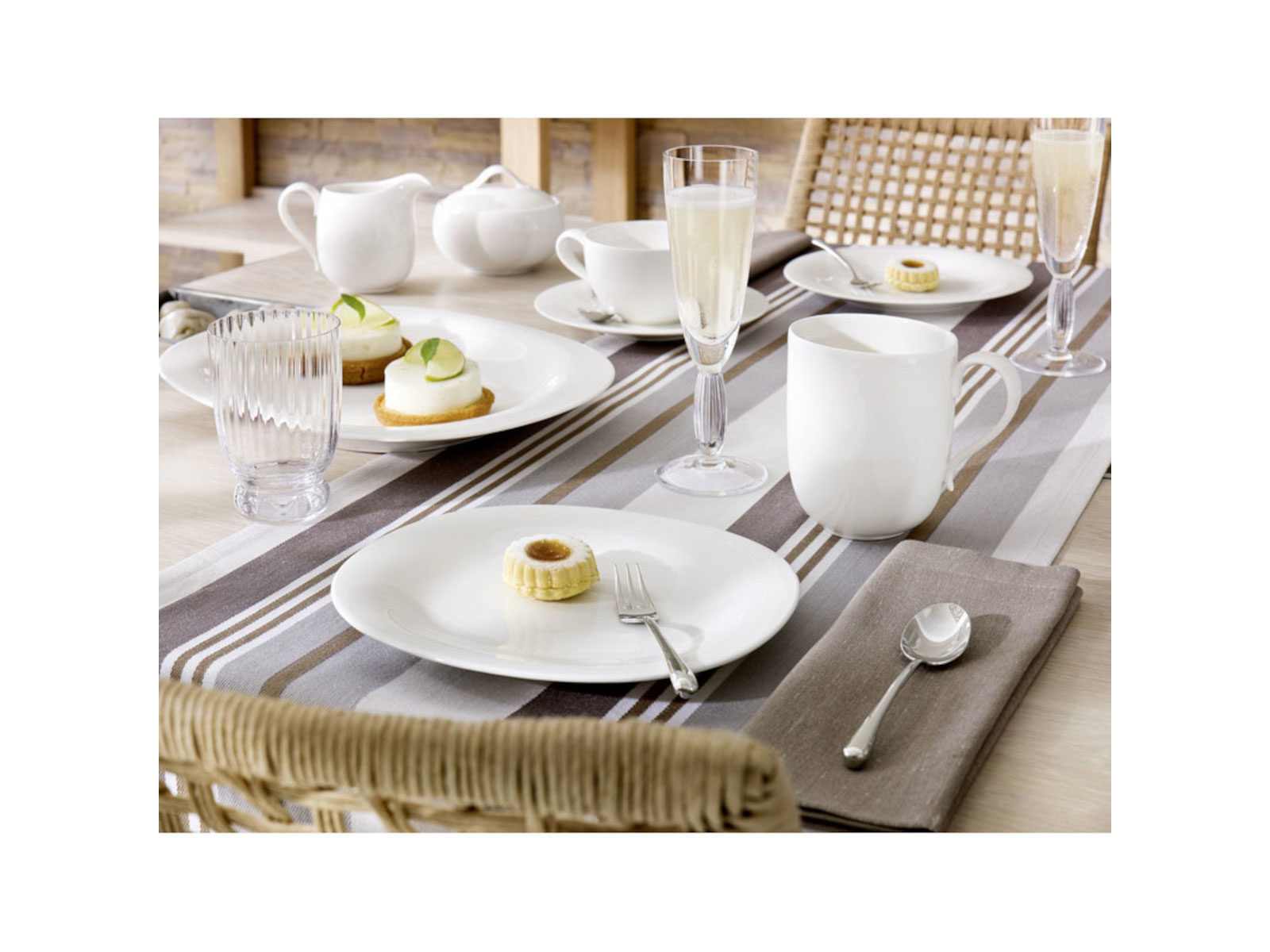 Villeroy & Boch New Cottage Basic Servierplatte 34 cm Lifestyle